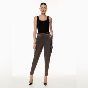 Babaton Refined Satin Cargo Pants